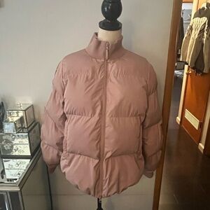 Sweaty Betty Quilted Short Jacket In Chateau Pink size Large